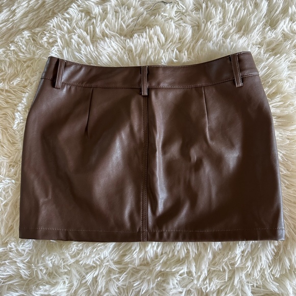 Motel Rocks brown mini skirt Size XS - Picture 6 of 6
